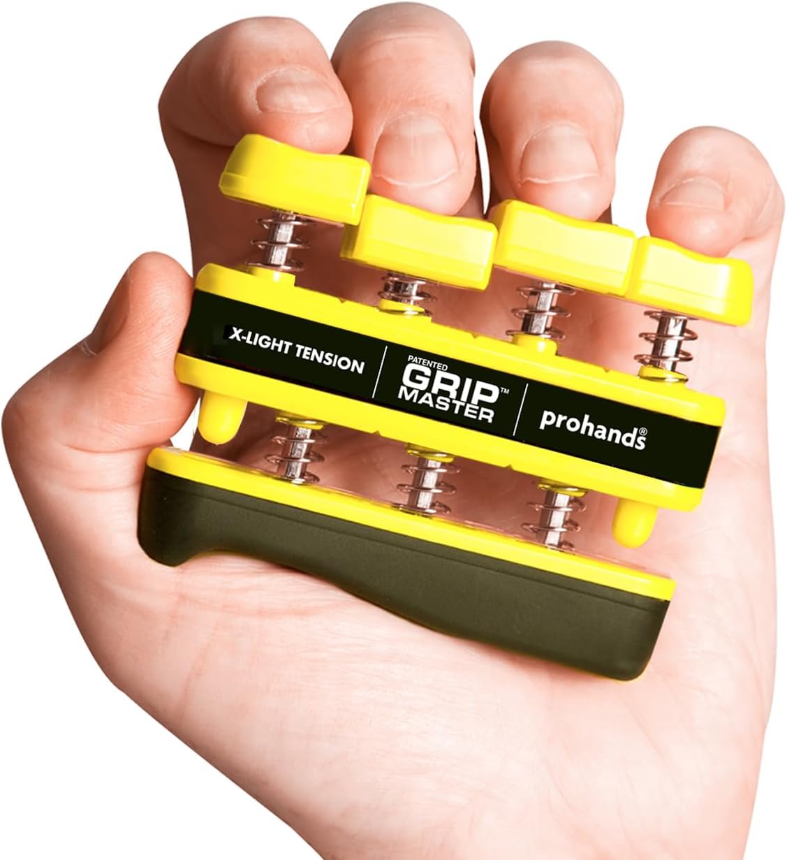 Gripmaster Hand Exerciser, Finger Exerciser (Hand Grip Strengthener), Spring-Loaded, Finger-Piston System, Isolate &