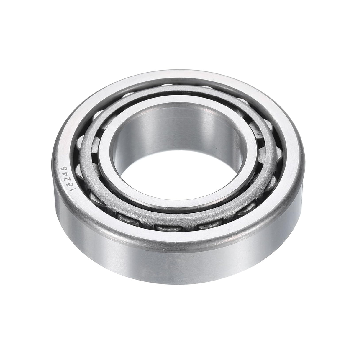 uxcell 2pcs 15123/15245 Tapered Roller Bearing Cone and Cup, 1.25" Bore x 2.4409" OD x 0.715" Thick, Chrome Steel Taper Bearing Set, ABEC-5