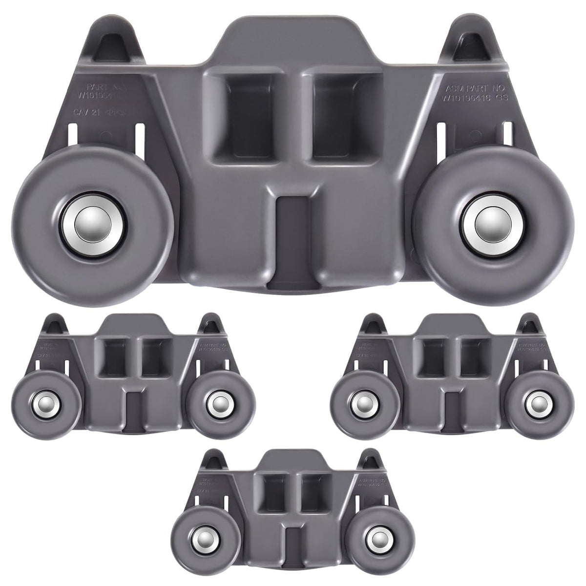 W10195416V W10195416 Dishwasher Wheels Lower Rack (Pack of 4)