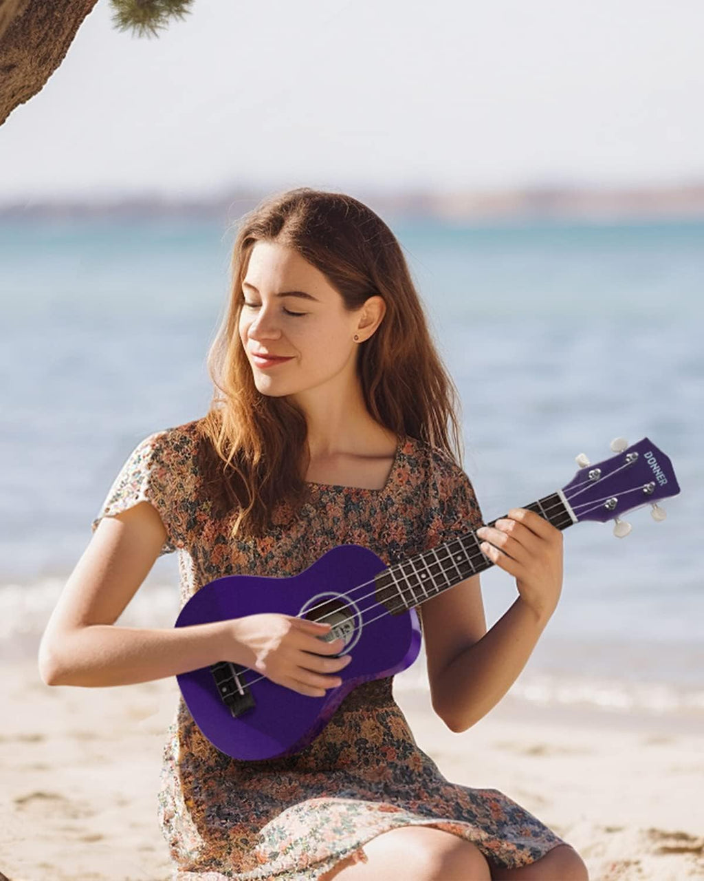 Soprano Ukulele for Beginners 21 Inch Ukelele Starter Bundle Kit with Free Online Lessons Bag Strap String Tuner