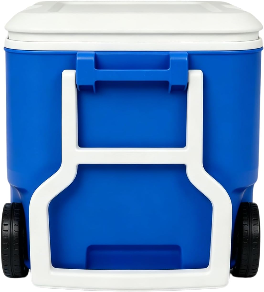 38 Quart Hard Sided Insulated Ice Chests, with Wheels and Handle, Portable Camping Cooler Box, Suitable for Picnics