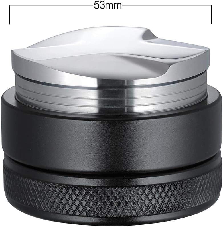 53mm Adjustable Espresso Distributor Fits Breville 54mm Portafilters | Coffee Leveler, Lockable Depth, 304 Stainless