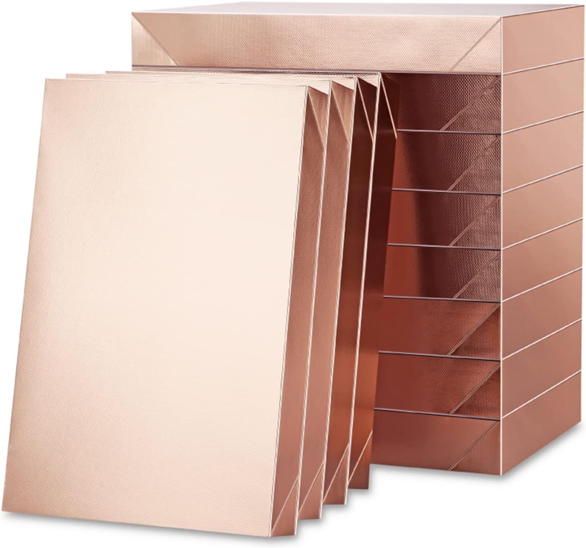 12 Large Gift Boxes with Lids 14.5x9.5x2 Inches, Apparel Gift Boxes