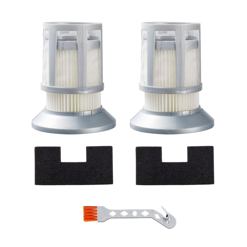 Moreffi 2-Pack HEPA Filter Kit for Bissell Zing Canister Vacuum