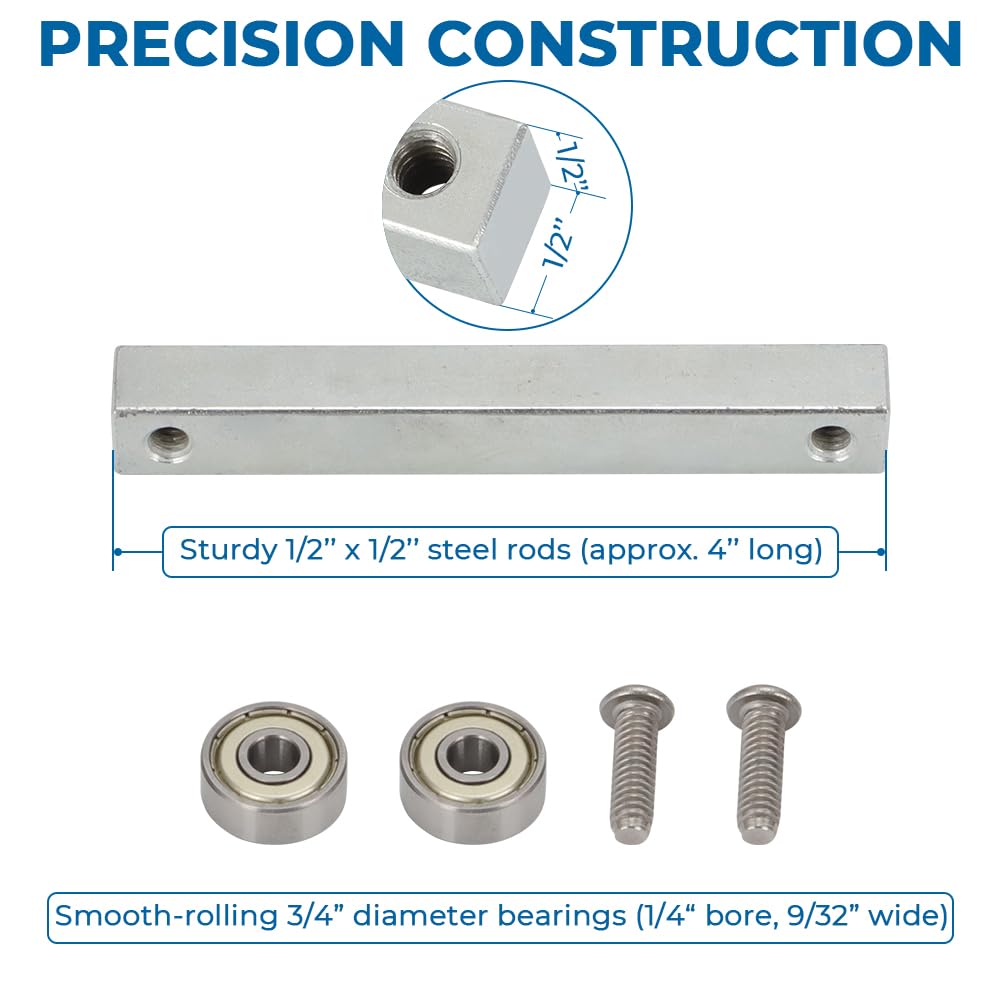 Lathe Centering Tool with Bump Roller for 1/2" Tool Post