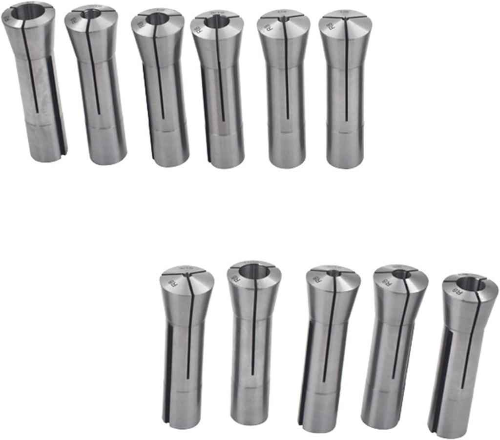 High Accuracy 11 Pcs R8 Collet Set 1/8-3/4 Inch