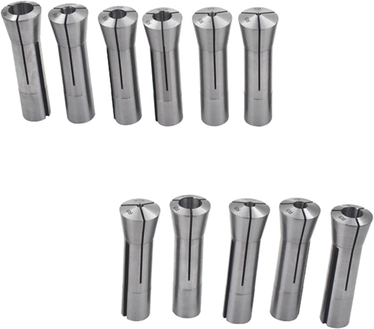 High Accuracy 11 Pcs R8 Collet Set 1/8-3/4 Inch
