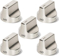 Metal W10850015 W11239985 Knobs Compatible with Whirlpool Gas Range Knobs