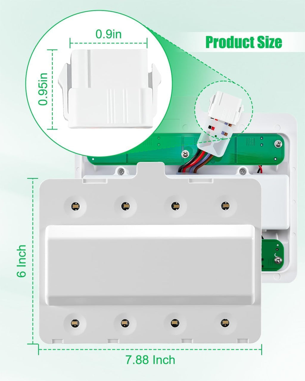 W11125428 Refrigerator LED Light Module Fit for Whirlpool WRX735 Series