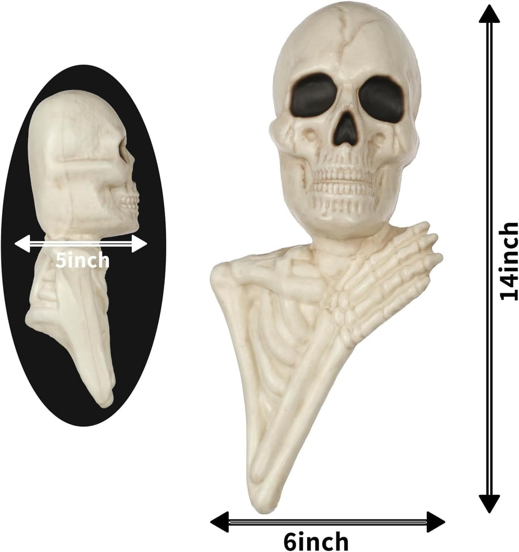 Skeleton Tree Peeker Outdoor Decoration