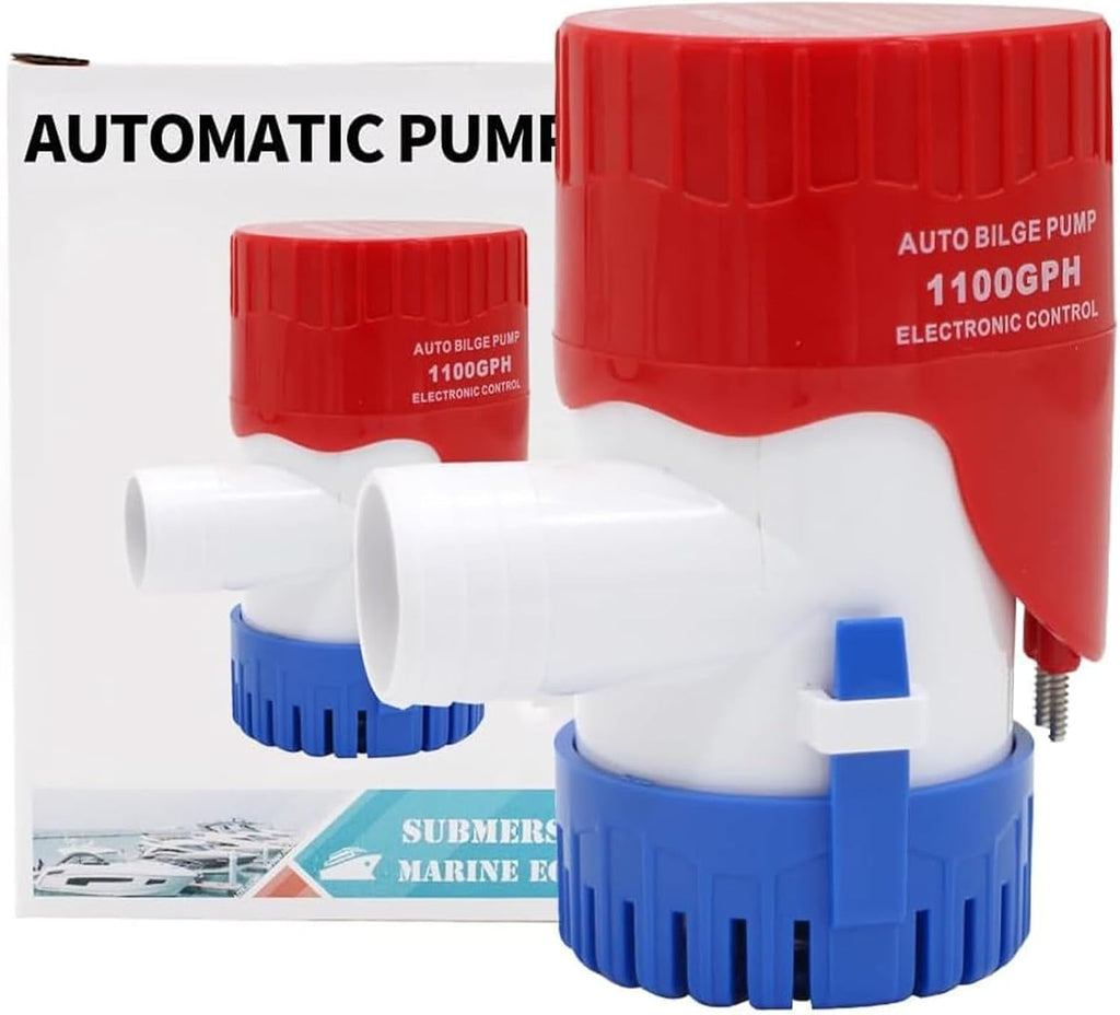 1100 GPH 12V Automatic Bilge Pump with Electronic Sensor
