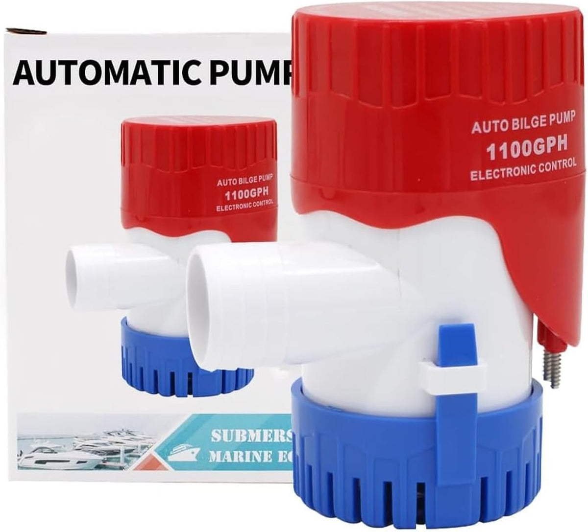 1100 GPH 12V Automatic Bilge Pump with Electronic Sensor