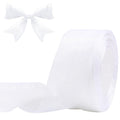 White Sheer Organza Ribbon for Gift Wrapping 2 inch 50 Yards
