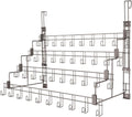 Schneiders Pro Portable Tiered Bridle and Tack Racks | Multi-Tier Horse Tack Storage for Barn and Shows | Durable