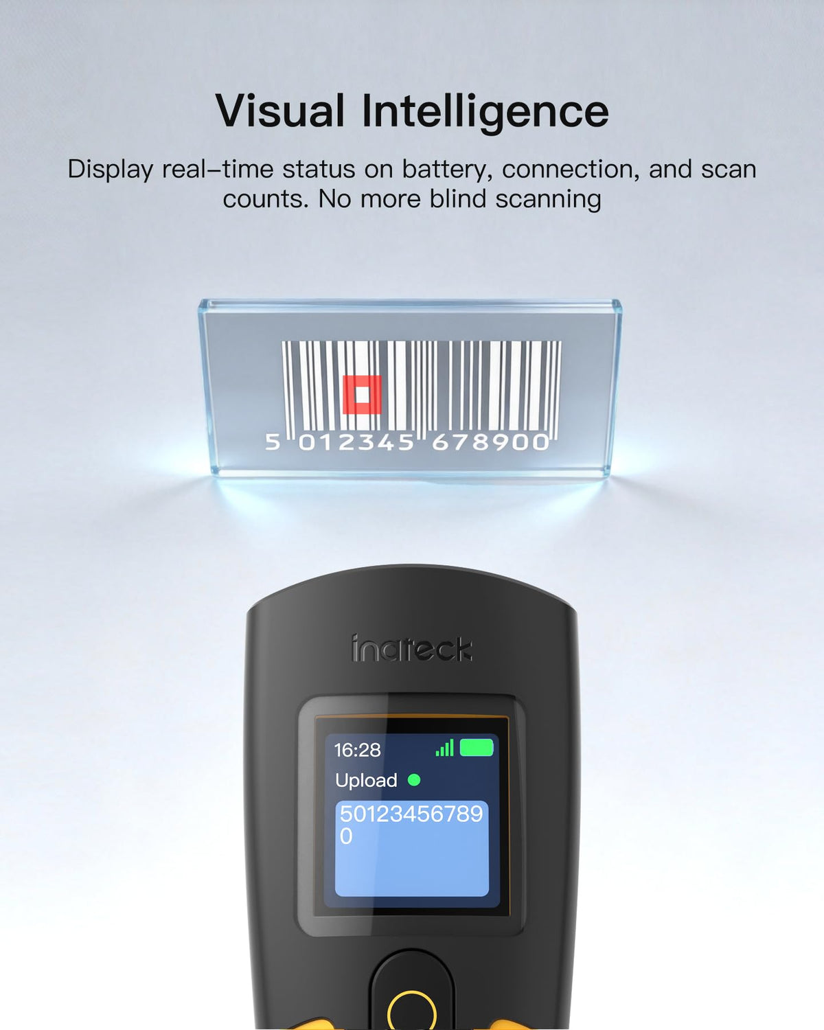 2D Wireless Barcode Scanner with 1.4 inch TFT, 2600mAh, Nano 260D