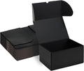 10x7x5 Inch Black Shipping Boxes 20 Pack, Cardboard Mailer Boxes for Small Business Mailing