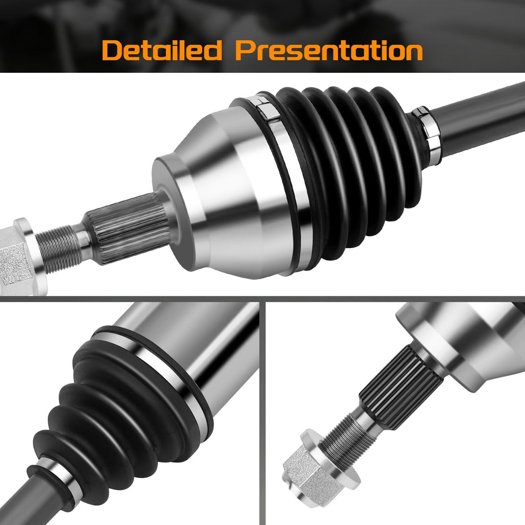 2PCS Front CV Axle Shaft for Ford Escape Lincoln MKZ