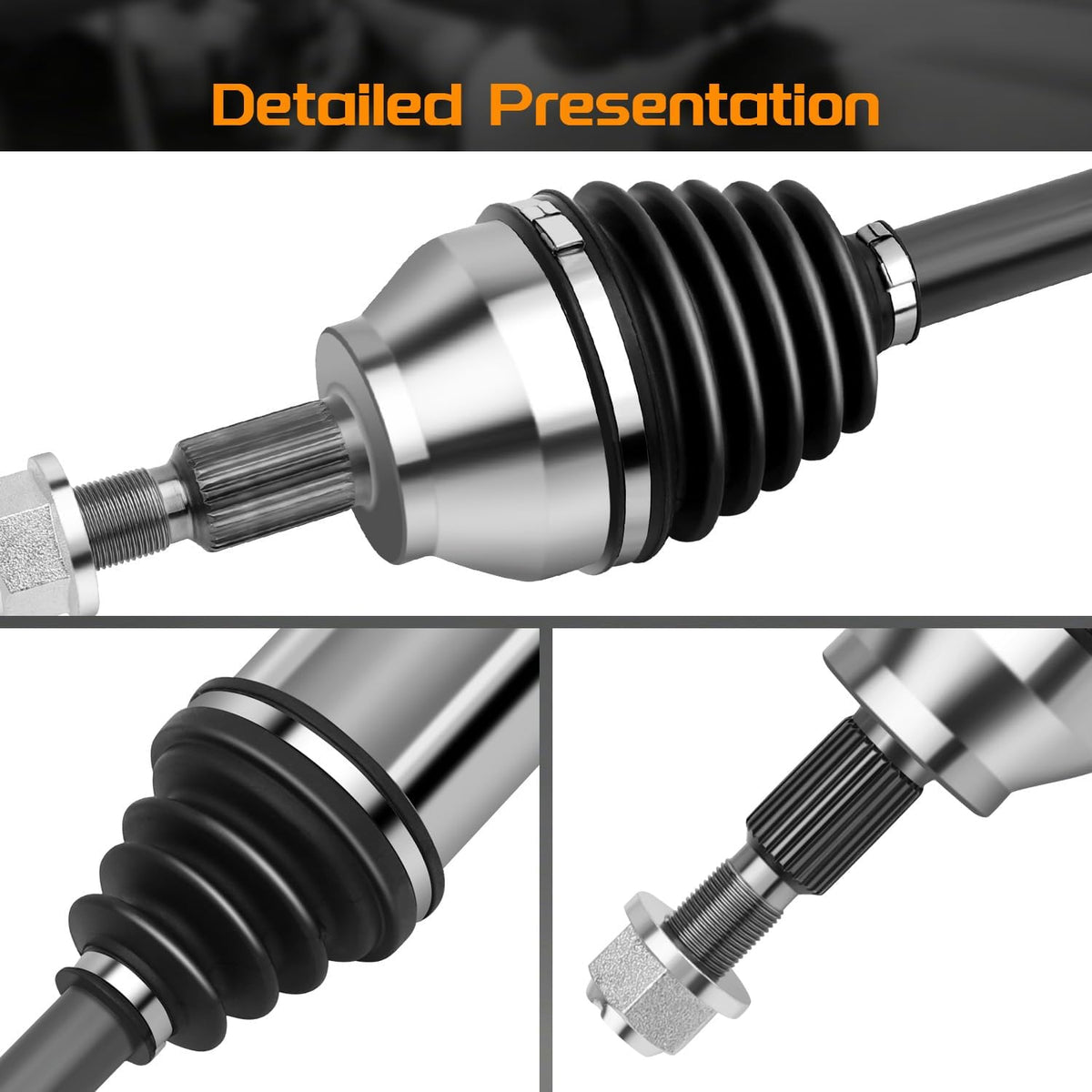 2PCS Front CV Axle Shaft for Ford Escape Lincoln MKZ