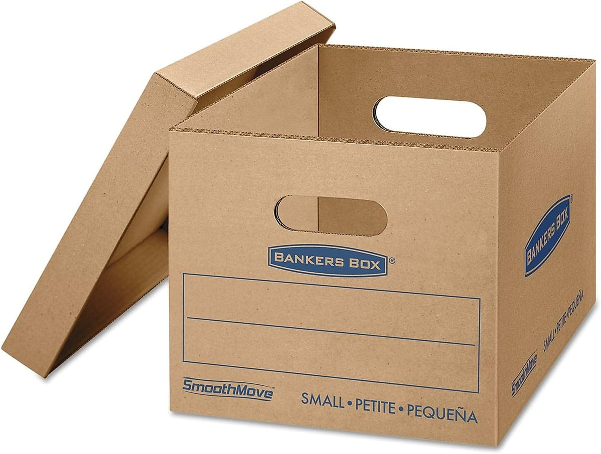 20-Pack Small Classic Moving Boxes with Reinforced Handles