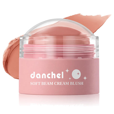 Cream Blush, Soft Creamy Texture, Blendable Lightweight Long Lasting Blush for cheeks, Natural Flush Matte Finish (#5