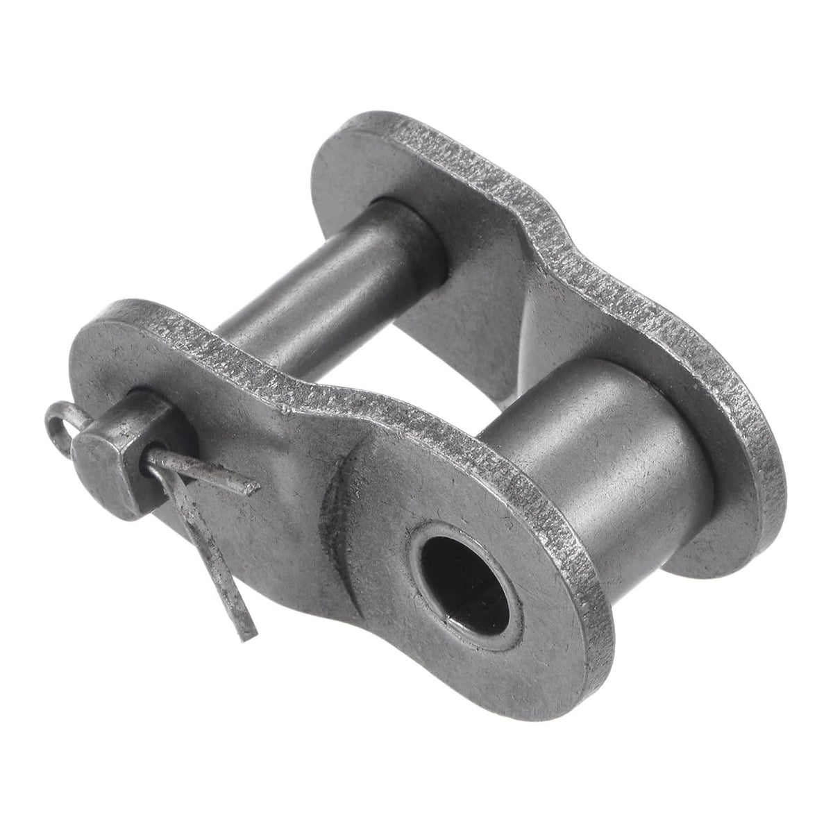 uxcell 5Pcs #80 Chain Offset Half Link Roller, 1" Pitch Carbon Steel, Standard Chain End Connector Split Links for 16A Chain