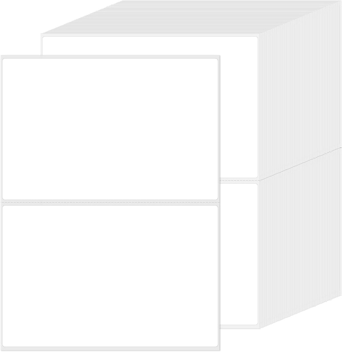 150 Pcs 6"x4" Blank Removable Labels for Storage Bins No Residue