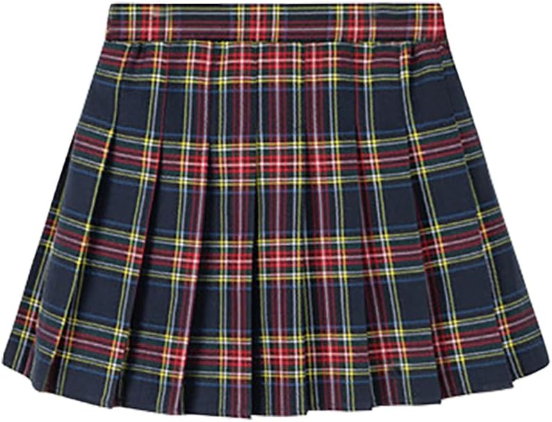 Little Girls Kids Uniform Pleated Skorts Summer Party School Tennis Skirts