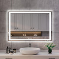 44x28 LED Mirror for Bathroom, Front and Back Lit, Anti-Fog, Dimmable | Memory Function,ETL,3 Color Temps