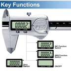 Kynup Digital Caliper, 6 Inch IP67 Waterproof Caliper Measuring Tool