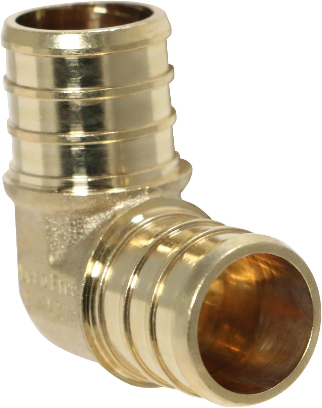 10 Pack XFITTING 3/4 in Pex Elbow, 3/4 Inch Brass Crimp Pex Elbow