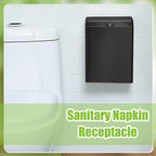 1 Pcs Sanitary Napkin Receptacle Wall Mounted,Black