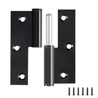Black Lift Off Door Hinges 3.5IN for Exterior Interior,6 Pack,Right