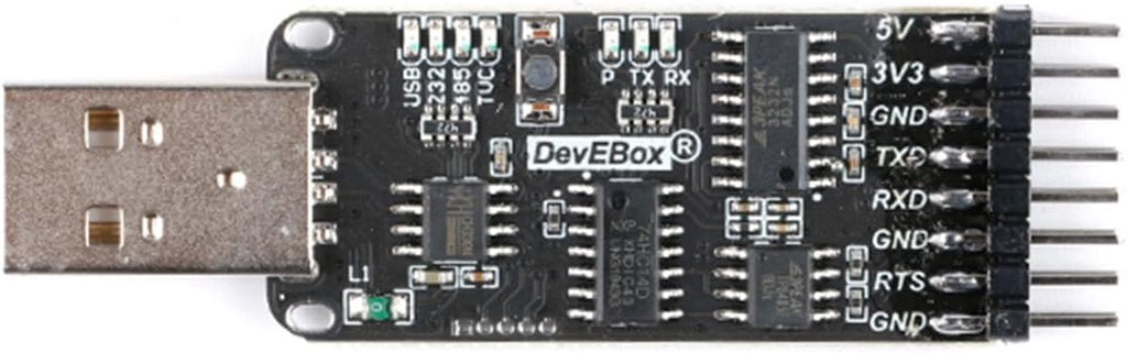USB Serial Port Module Board CH340 CP2102 to TTL RS485 RS232 TVC 10in1 CH340G Serial Adapter Board Module USB Port with Cable