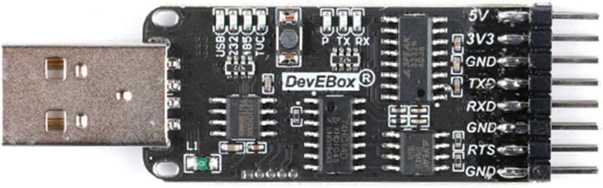USB Serial Port Module Board CH340 CP2102 to TTL RS485 RS232 TVC 10in1 CH340G Serial Adapter Board Module USB Port with Cable