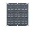Quantum QLP-3619 Ultra Hanging Flat Louvered Panel, 36" Width x 19" Height, Gray