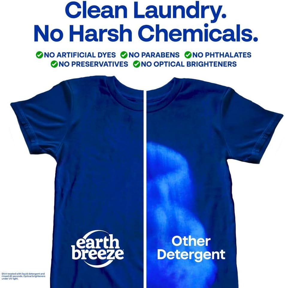 Laundry Detergent Sheets Fragrance-Free 60 Loads