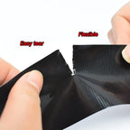 4 Pcs Black Duct Tape Heavy Duty Waterproof 80 Yards x 2 Inch Total