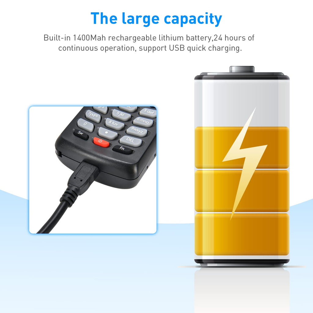 Inventory Scanner, Wireless Barcode Scanner 1D&2D&PDF417 Portable Handheld QR Barcode Reader for Collector Data