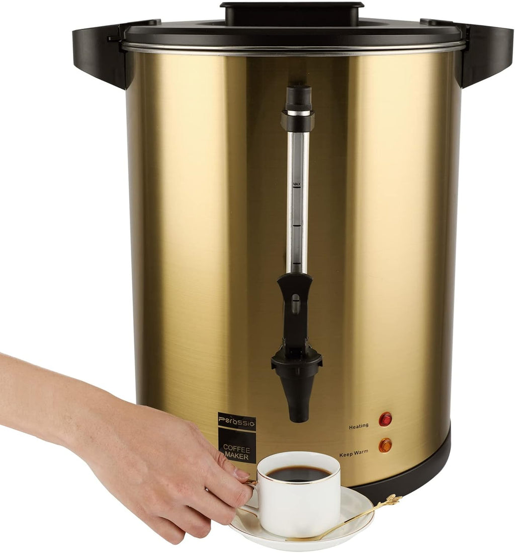 100 Cup Coffee Urn Stainless Steel Large Electric Coffee Maker