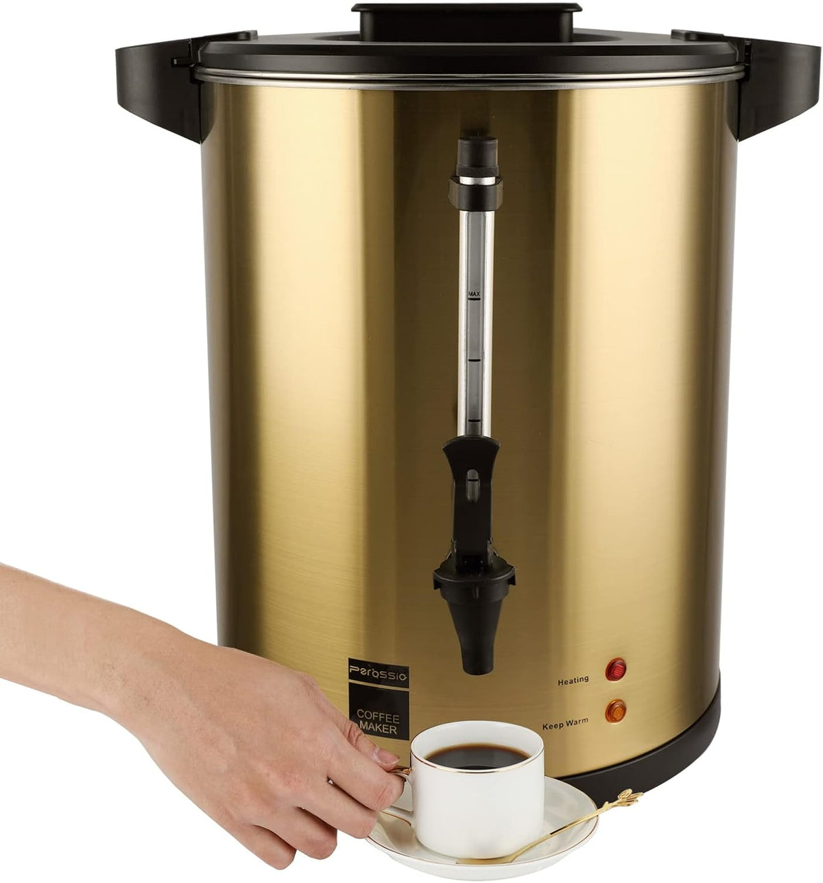 100 Cup Coffee Urn Stainless Steel Large Electric Coffee Maker