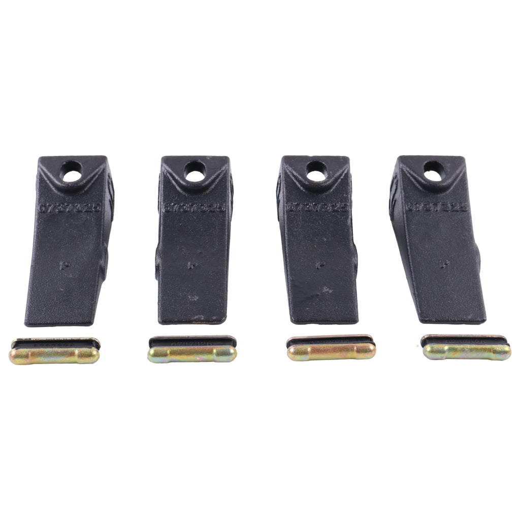 4X 7107320 6737325T Dirt Bucket Tooth for Bobcat Mini Excavators 6737325