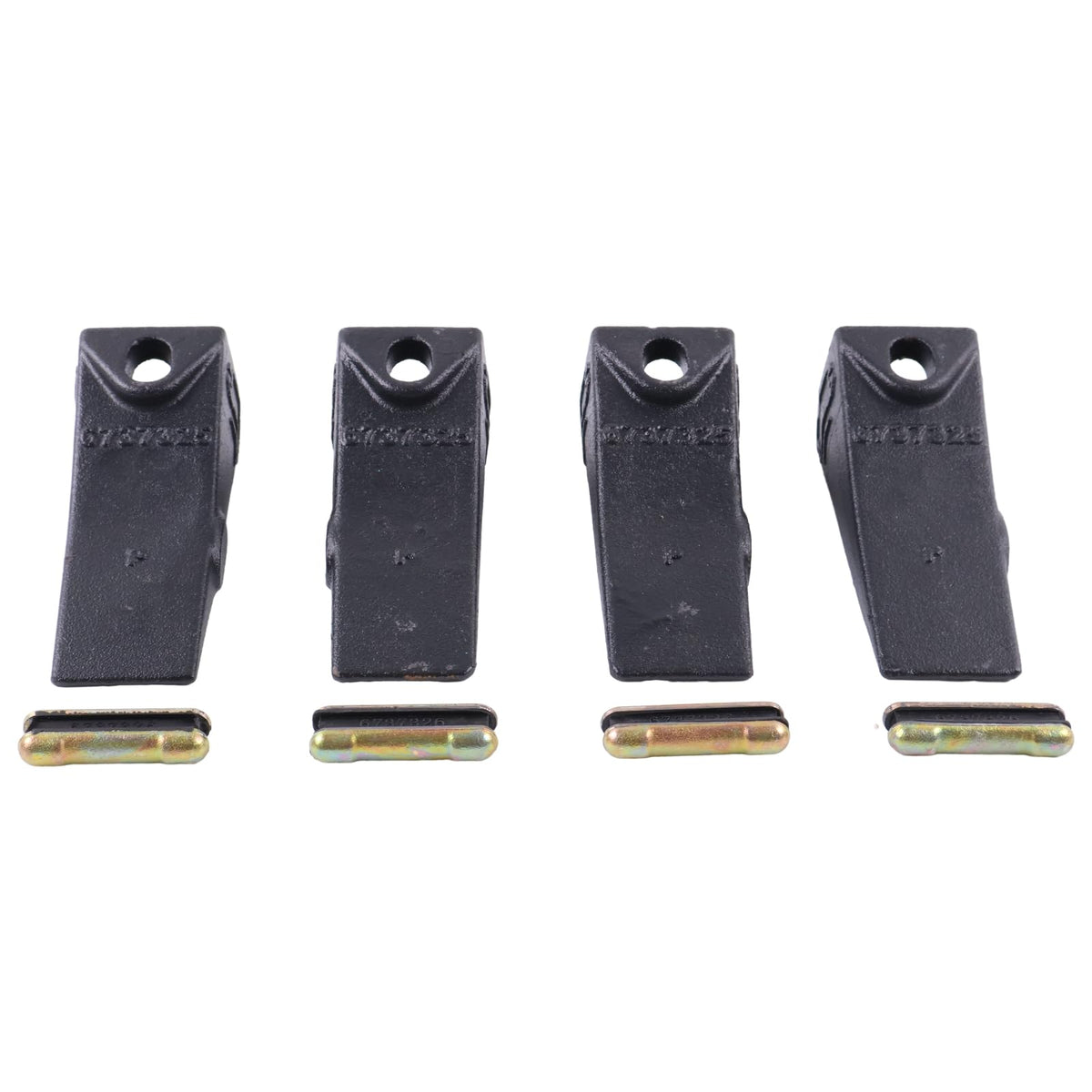 4X 7107320 6737325T Dirt Bucket Tooth for Bobcat Mini Excavators 6737325