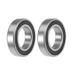 uxcell 6007-2RS Deep Groove Ball Bearings Z2 35mm X 62mm X 14mm Double Shielded Carbon Steel 2pcs
