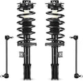 ILONPA Front Struts w/Coil Spring & Sway Bar Links for Chevy Equinox GMC Terrain Saturn Vue Pontiac Torrent Suzuki XL-7, Suspension Kit Shock Absorbers Assemblies for 172526 172527 K750188 K750189