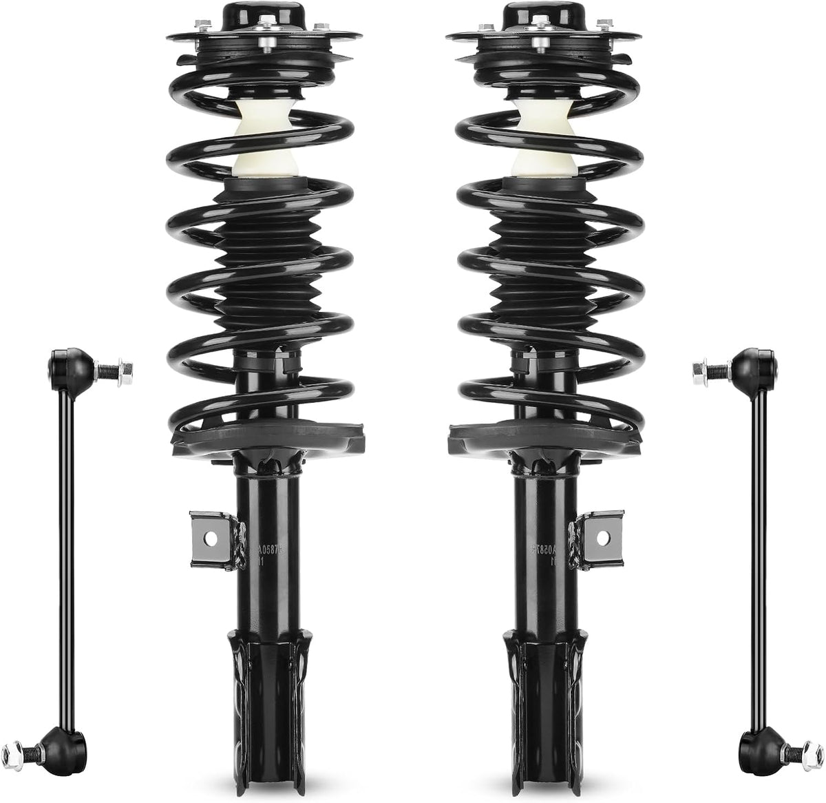 ILONPA Front Struts w/Coil Spring & Sway Bar Links for Chevy Equinox GMC Terrain Saturn Vue Pontiac Torrent Suzuki XL-7, Suspension Kit Shock Absorbers Assemblies for 172526 172527 K750188 K750189