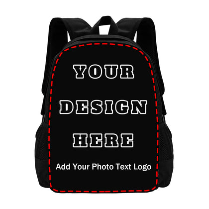 Custom Backpack for Boy Girl, Custom Personalized Text Image Backpack, Customize Laptop Backpack for Men Women