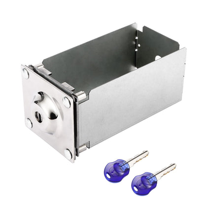 W11190039 for Whirlpool-compatible and -compatible coin box lock assembly for commercial laundry equipment (with 2 keys). Perfect replacement part numbers 4396671, 8316525 and W10860203.