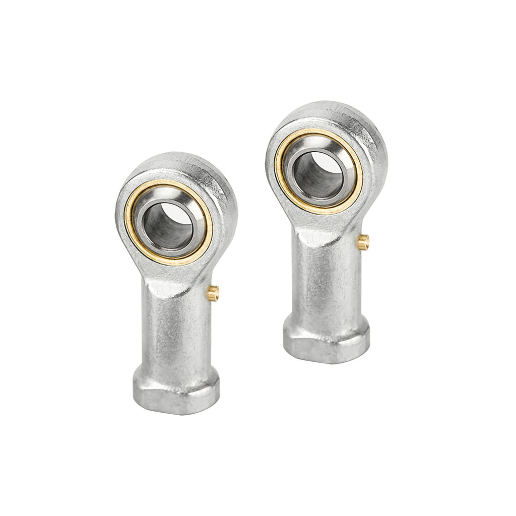 FOCMKEAS 2 PCS PHSB4L Spherical Rod End Bearings, 1/4" Bore, Left Hand
