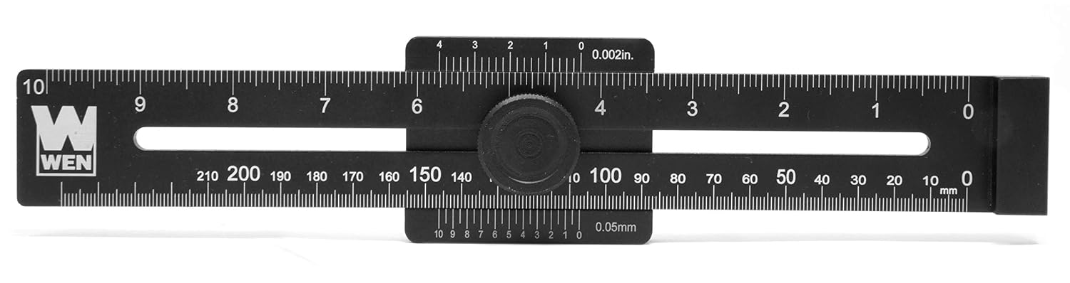 ME251R 10-Inch Aluminum Offset Marking Gauge and Layout Tool with Laser-Etched Scale
