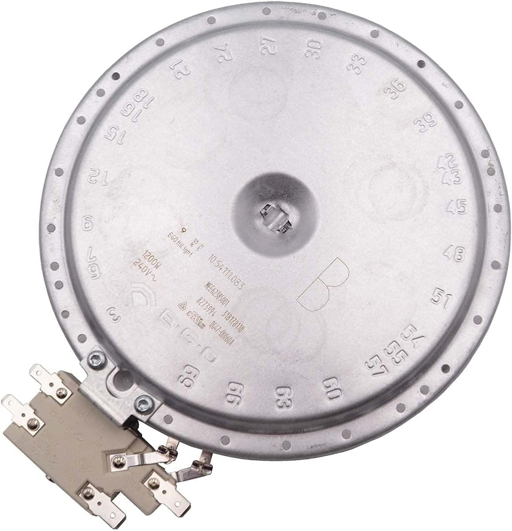 Supplying Demand 8273994 W11171119 Electric Range Radiant Surface Element 6-3/8 Inch 1200 Watt Replacement Model Specific Not Universal
